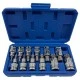 Nástrčné klíče spline M4-M20 12 dílná 1/2" sada FT01222
