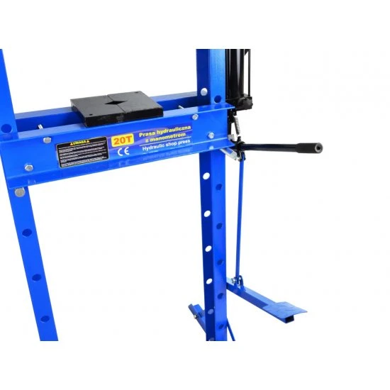 Hydraulický dílenský lis 20 tunový s ukazatelem tlaku a pedálem G02086-3CZ