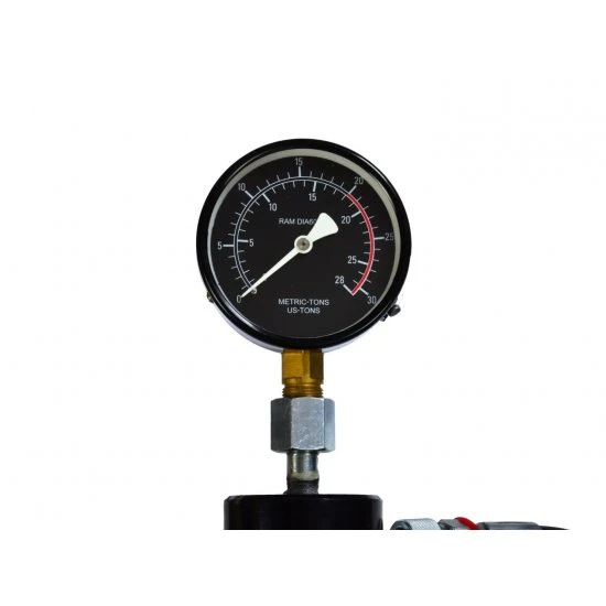 Hydraulický dílenský lis 20 tunový s ukazatelem tlaku a pedálem G02086-3CZ
