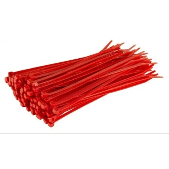 Stahovací páska 250 x 5 mm červená balení 50ks A-CT52R