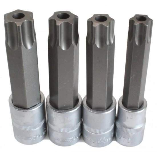 Nástrčné klíče torx s otvorem TX70-TX100 A-TBX4