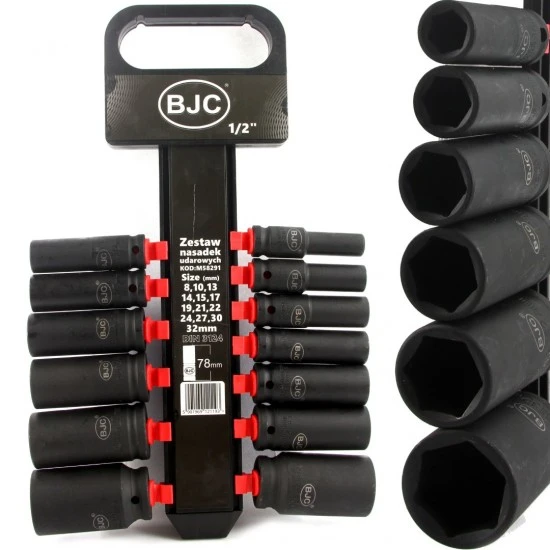 Kované nástrčné klíče 8-32 mm prodloužené 1/2" M58291