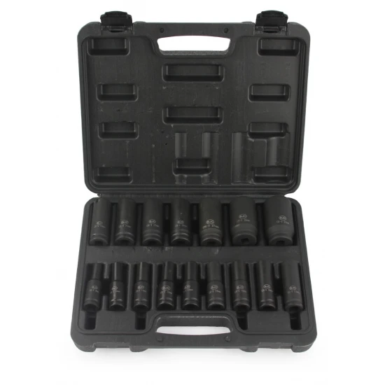 Kované nástrčné klíče 1/2" 10-32mm 16ks M58295