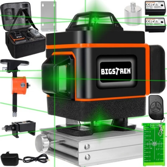 Křížový nivelační laser 360 stupňový 16 liniový 00018763