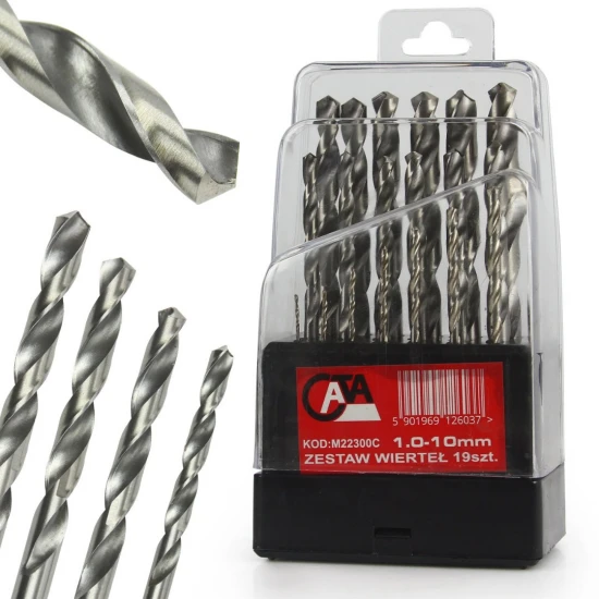 Sada vrtáků do kovu 1-10 mm HSS M22300C