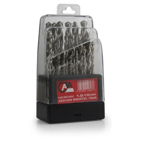 Sada vrtáků do kovu 1-10 mm HSS M22300C
