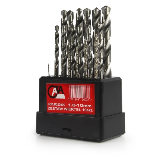 Sada vrtáků do kovu 1-10 mm HSS M22300C