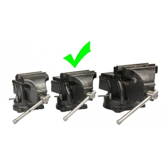 Svěrák otočný 125 mm s kovadlinou M36009