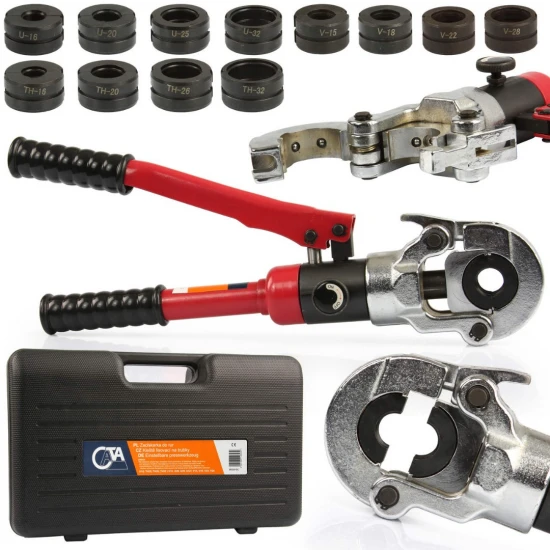 Hydraulické lisovací kleště na hliníkoplast PEX čelisti U V TH M55915C
