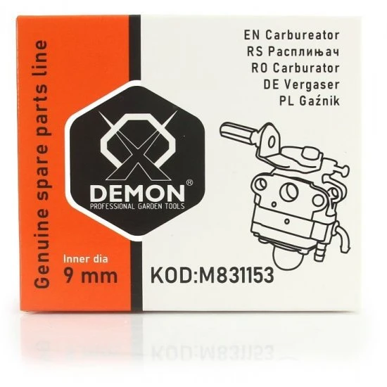 Karburátor na křovinořez otvor 9 mm M831153