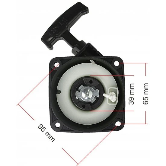 Startér na benzínový motorový postřikovač nylon M832211N