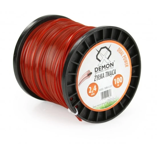 Žací struna 2.4 mm 100m čtvercová na křovinořez M84107
