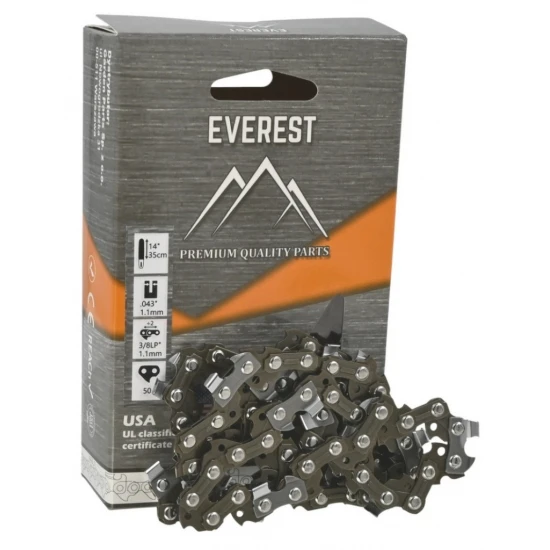 Řetěz na motorovou pilu 50 článků 3/8 LP .043 1.1 mm oblý zub 26-06070