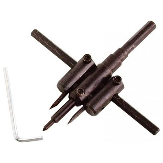 Vyřezávač otvorů nastavitelný 30-120 mm 1804