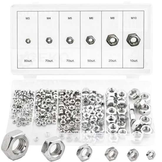 Matice nerezové M3-M10 300ks FT0300