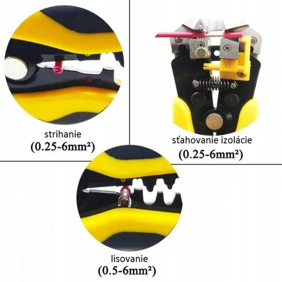 Multifunkční kleště odizolovací krimpovací 0.2-6mm2 FT03080