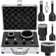 Diamantové vrtáky M14 do dlažby sada 6-8-10-35-68 mm FT05DH