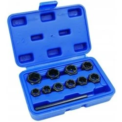 Sada nástavců pro uvolnění poškozených šroubů matic 9-19mm FT1005