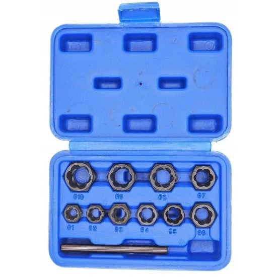 Sada nástavců pro uvolnění poškozených šroubů matic 9-19mm FT1005