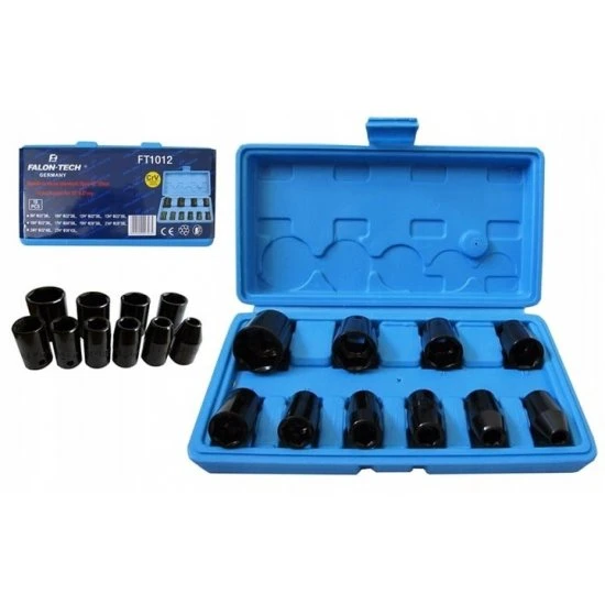 Kované nástrčné klíče 1/2 8-27mm 10ks FT1012