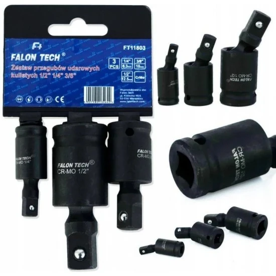 Kované kloubové adaptéry gola 1/4" 3/8" 1/2" FT11803