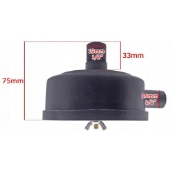 Vzduchový filtr na kompresor plastový závit 1/2" FT120F
