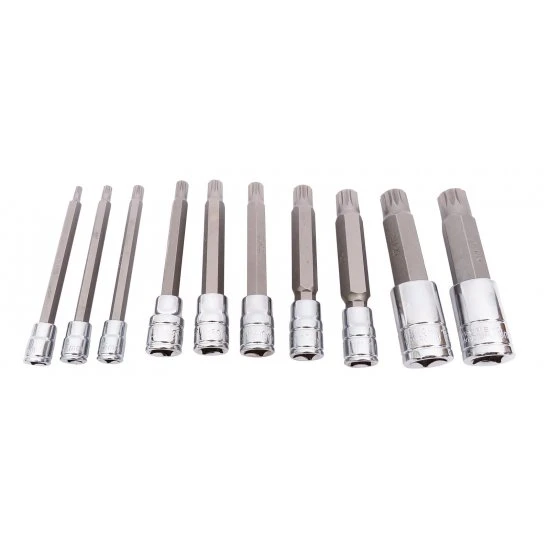Bity spline M4-M18 10 dílná sada FT1418