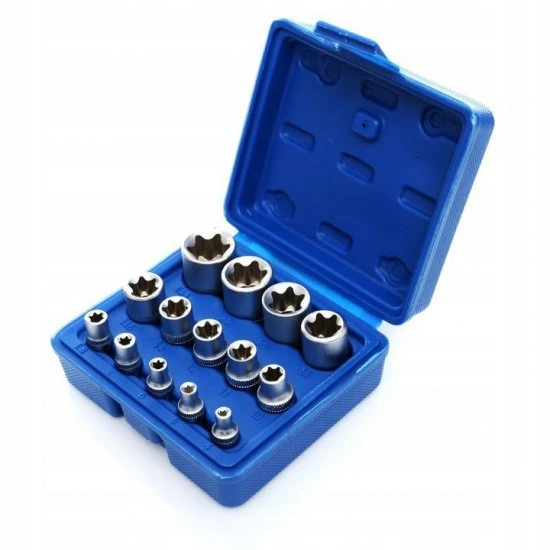 Nástrčné klíče vnitřní torx E4-E24 14ks FT1727