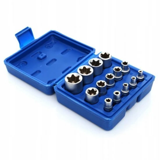 Nástrčné klíče vnitřní torx E4-E24 14ks FT1727