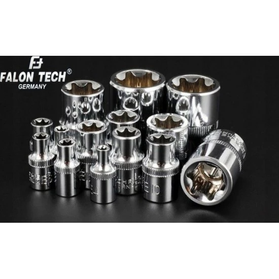 Nástrčné klíče vnitřní torx E4-E24 14ks FT1727