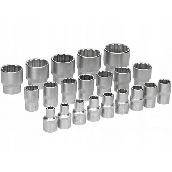 Nástrčné klíče spline 21ks 8-36 mm 1/2 FT2112