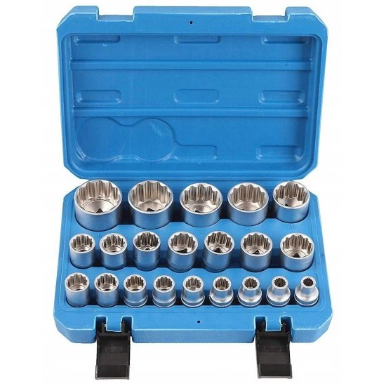 Nástrčné klíče spline 21ks 8-36 mm 1/2 FT2112