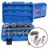 Nástrčné klíče spline 21ks 8-36 mm 1/2" FT2112