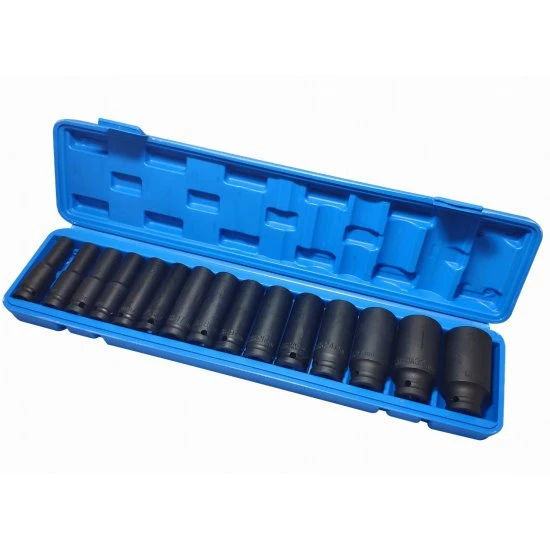 Kované nástrčné klíče 10-32 mm prodloužené 1/2" 15ks FT2215