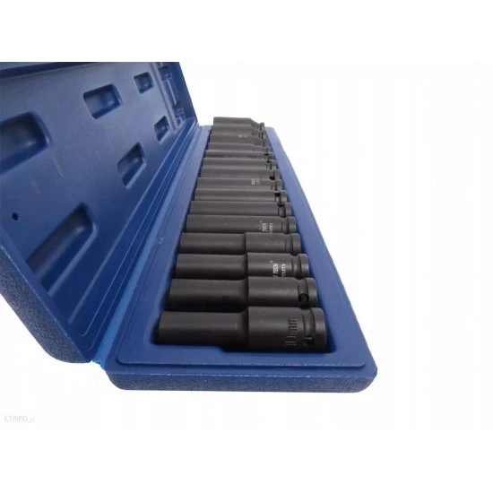 Kované nástrčné klíče 10-32 mm prodloužené 1/2" 15ks FT2215