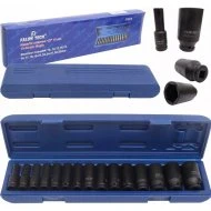 Kované nástrčné klíče 10-32 mm prodloužené 1/2" 15ks FT2215