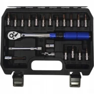 Momentový klíč 1/4" 5-25Nm se sadou bitů FT2269