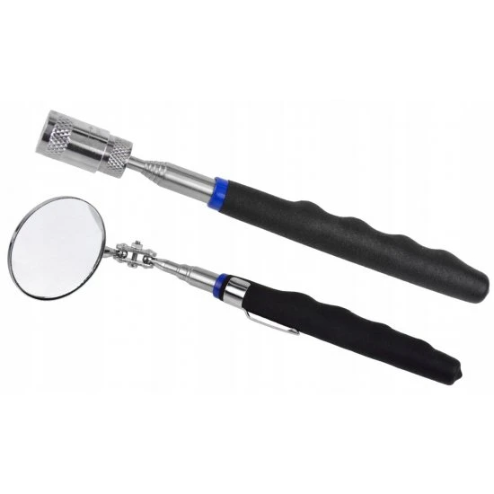 Teleskopické inspekční zrcadlo a magnetický vytahovák s LED FT2402
