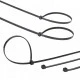 Stahovací páska 400 x 4.8 mm černá balení 100ks FT48400B