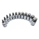 Zástrčné 1/2" hlavice imbus hex H5 - H22 sada 12ks FT52212