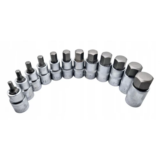 Zástrčné 1/2" hlavice imbus hex H5 - H22 sada 12ks FT52212
