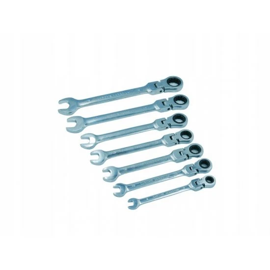 Očko ráčnové klíče kloubové 7ks 8-19mm FT660228