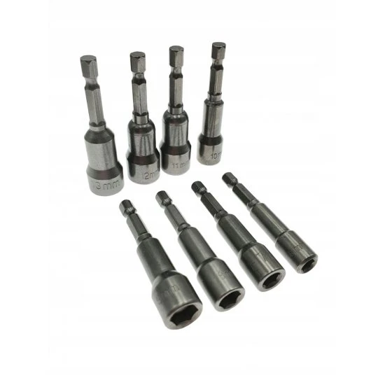 Nástrčné klíče 6-13mm do akuvrtačky s magnetem FT8613