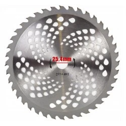 Pilový kotouč na křovinořez 255 x 40z x 25.4 mm vídiové plátky FTC64