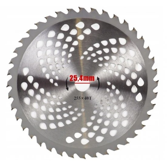 Pilový kotouč na křovinořez 255 x 40z x 25.4 mm vídiové plátky FTC64