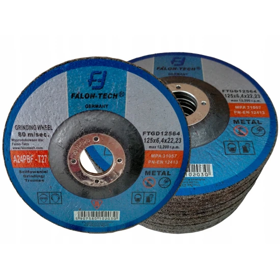 Brusný kotouč na kov 125mm x 6.4 x 22.2 mm FTGD12564