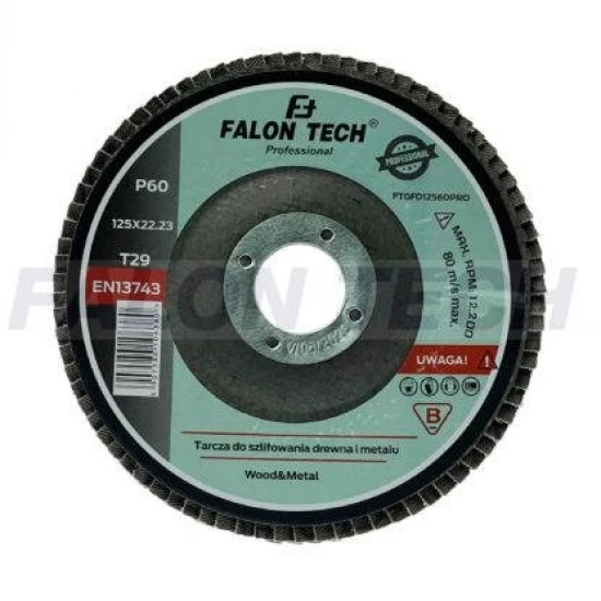 Lamelový brusný kotouč korund 125mm P100 FTGFD125100PRO