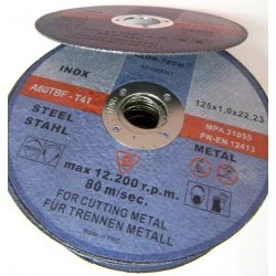 Řezný kotouč na kov 125 x 1.0 x 22.2 mm FTMC12510