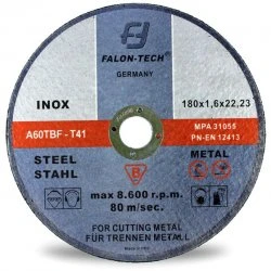 Řezný kotouč na kov 180 x 1.6 x 22.2 mm FTMC18016