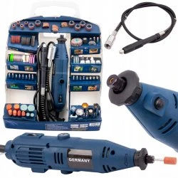 Modelářská přímá mini bruska 270W s 400 dílným příslušenstvím FTMG01